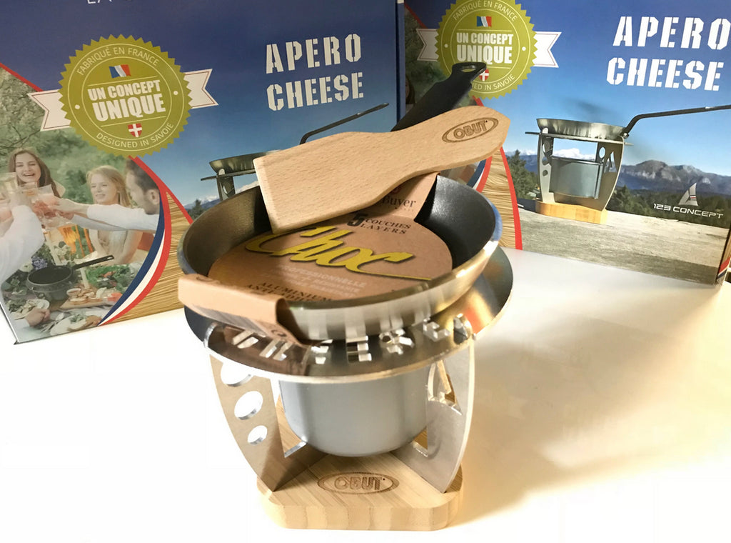 Apéro Cheese original : le service à raclette portable individuel